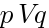 p V q