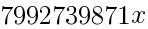 7992739871x 7992739871x
